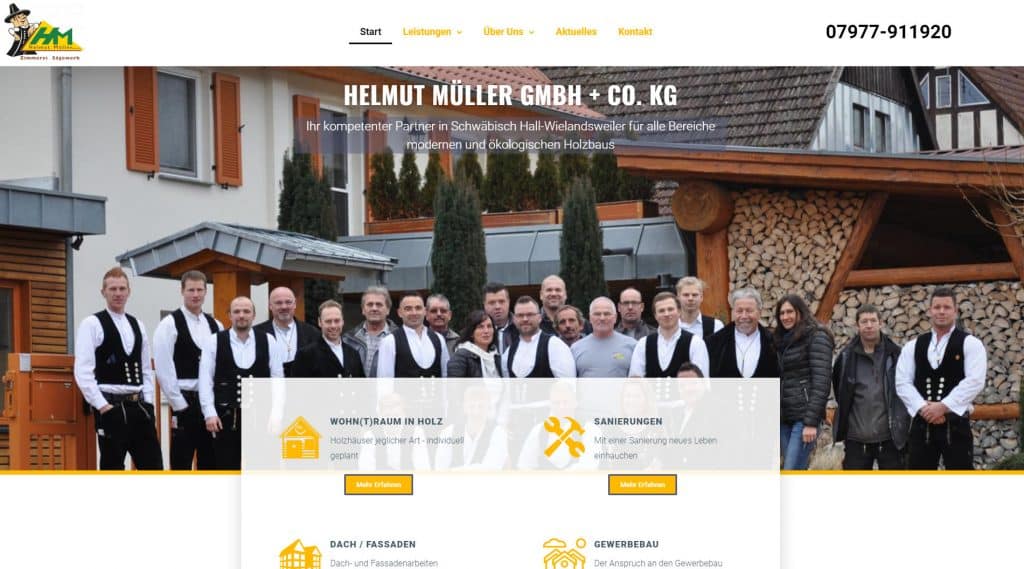 Webseite Helmut Müller